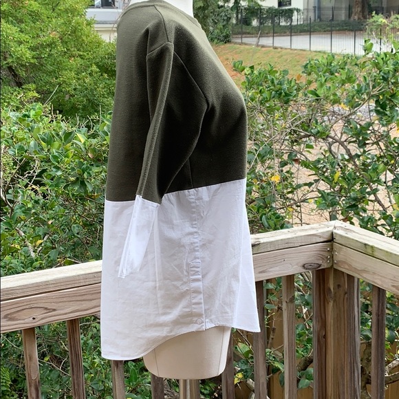 COS Cotton Color Block Top - Picture 3 of 5